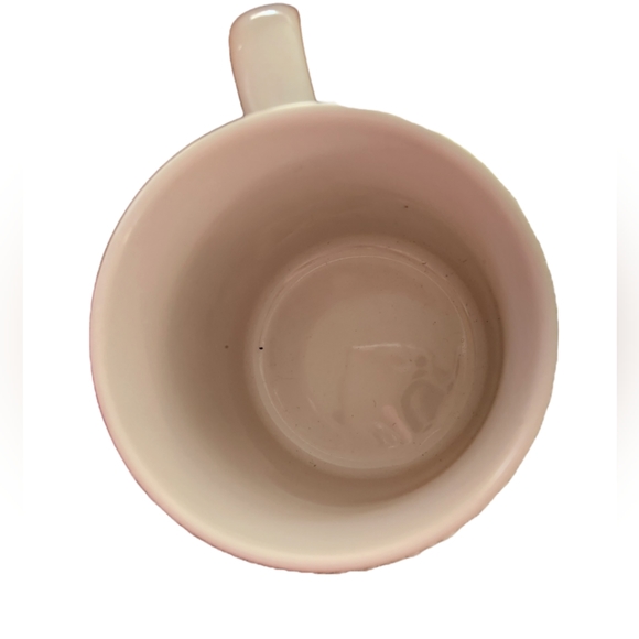 Vintage Mary Engelbreit BELIEVE Coffee Mug Santa On Roof 1993 Christmas - Picture 4 of 5